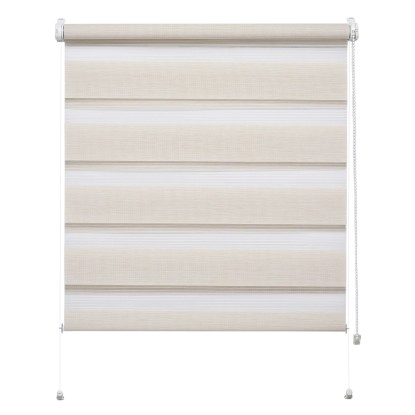 Mini roleta ZEBRA SILVALIN Dzień/Noc kremowa 73,5 cm x 215 cm