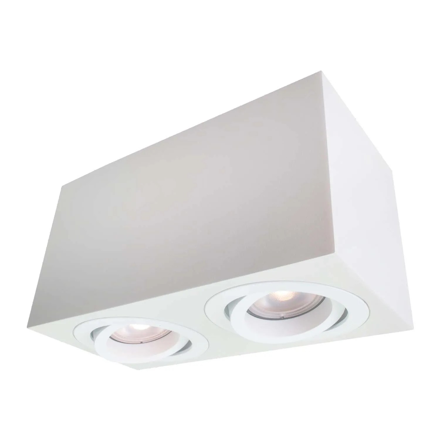 Light Prestige Oprawa natynkowa LYON 2xGU10 max. 8W LED biała