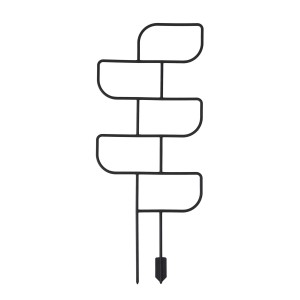 Czarna podpórka do roślin t.b.t do doniczek.