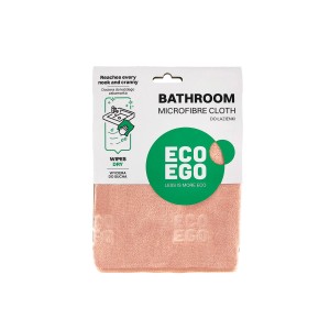 Ściereczka z mikrofibry t.b.t. do łazienki, różowa, idealna do czyszczenia.