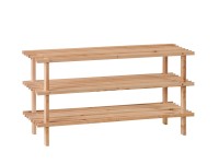Regał na buty 45 x 77 x 26 cm 3 półki sosna
