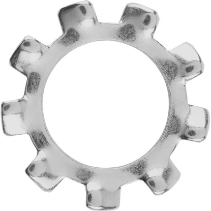 LUX-TOOLS Podkładka zębata koronkowa ocynkowana 6,4mm 40szt.