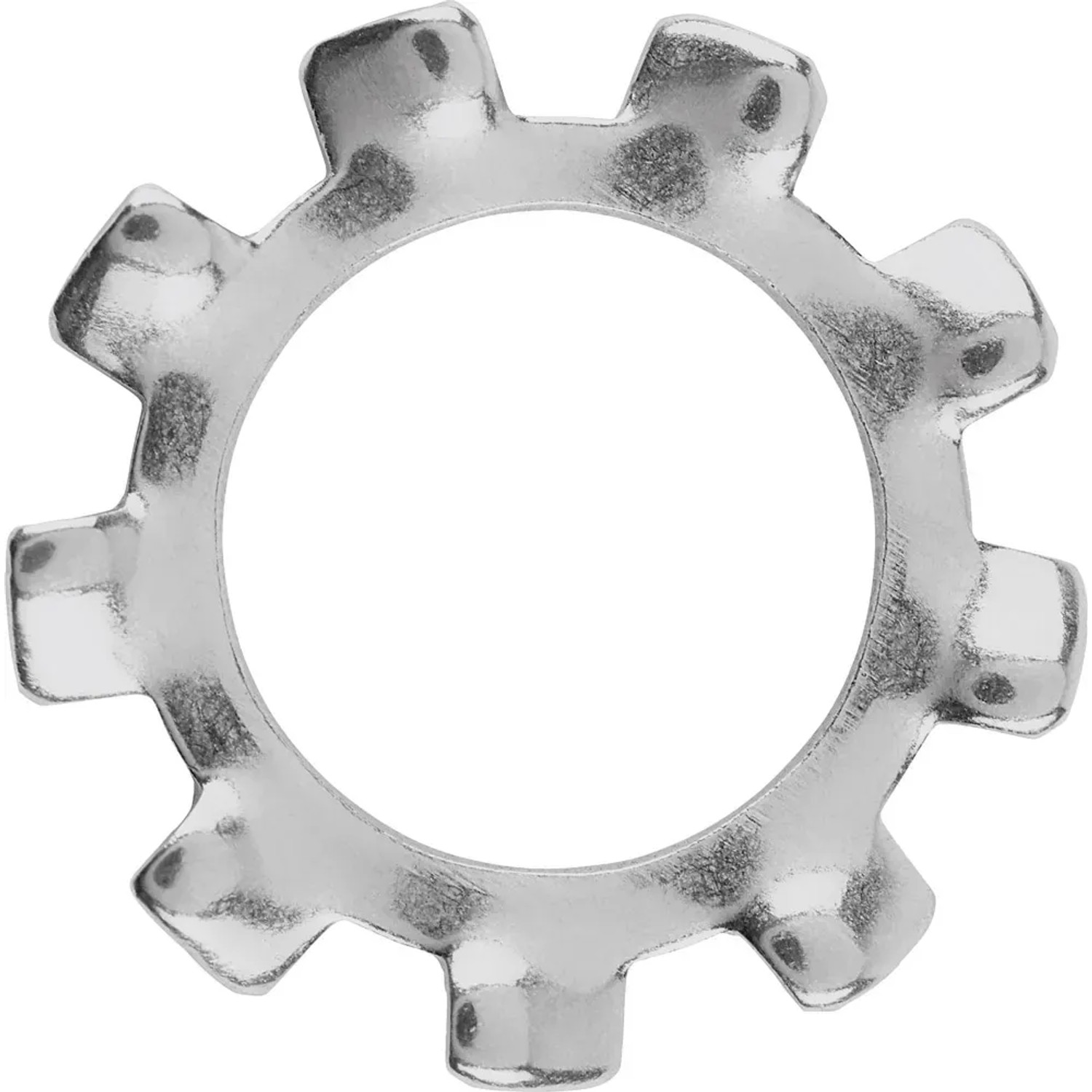 LUX-TOOLS Podkładka zębata koronkowa ocynkowana 6,4mm 40szt.