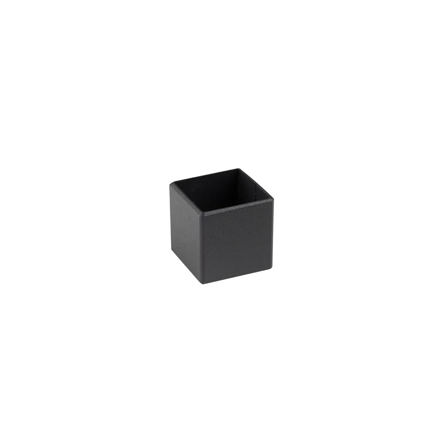 Kornik Zakończenia tralki prostokątnej 20x20 mm antracyt - 4 szt.