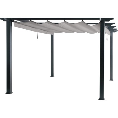 Pawilon ogrodowy VALLETON szary - 4,18 x 3,32 m