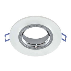 Struhm Lampa podtynkowa SELENA C 1xGU10/MR16 35W śr. 9cm mrożone szkło