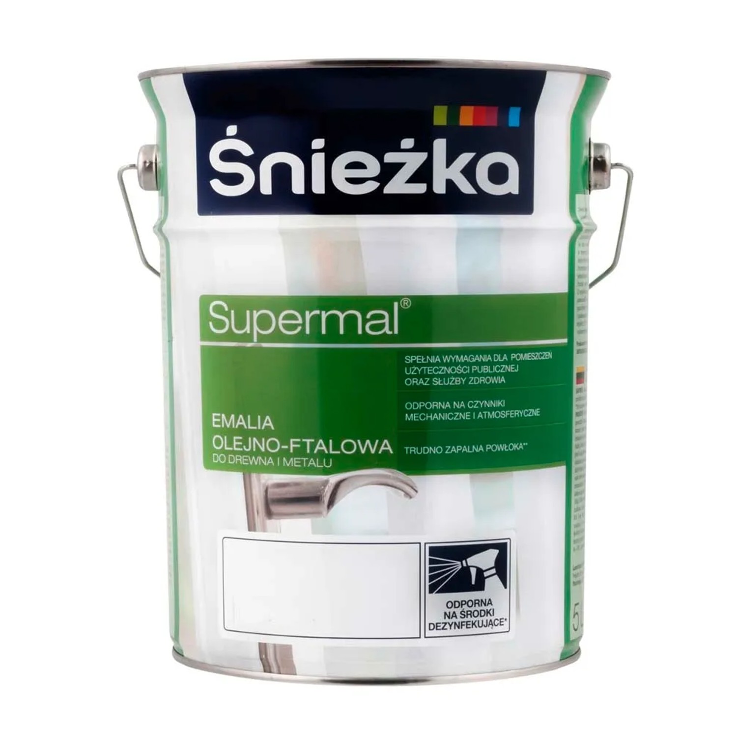 Śnieżka Emalia Supermal olejno-ftalowa mat biała 5l