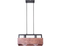 Sigma Lampa wisząca DAKOTA 2xE27 60W czarna Sigma Lampa wisząca DAKOTA 2xE27 60W czarna