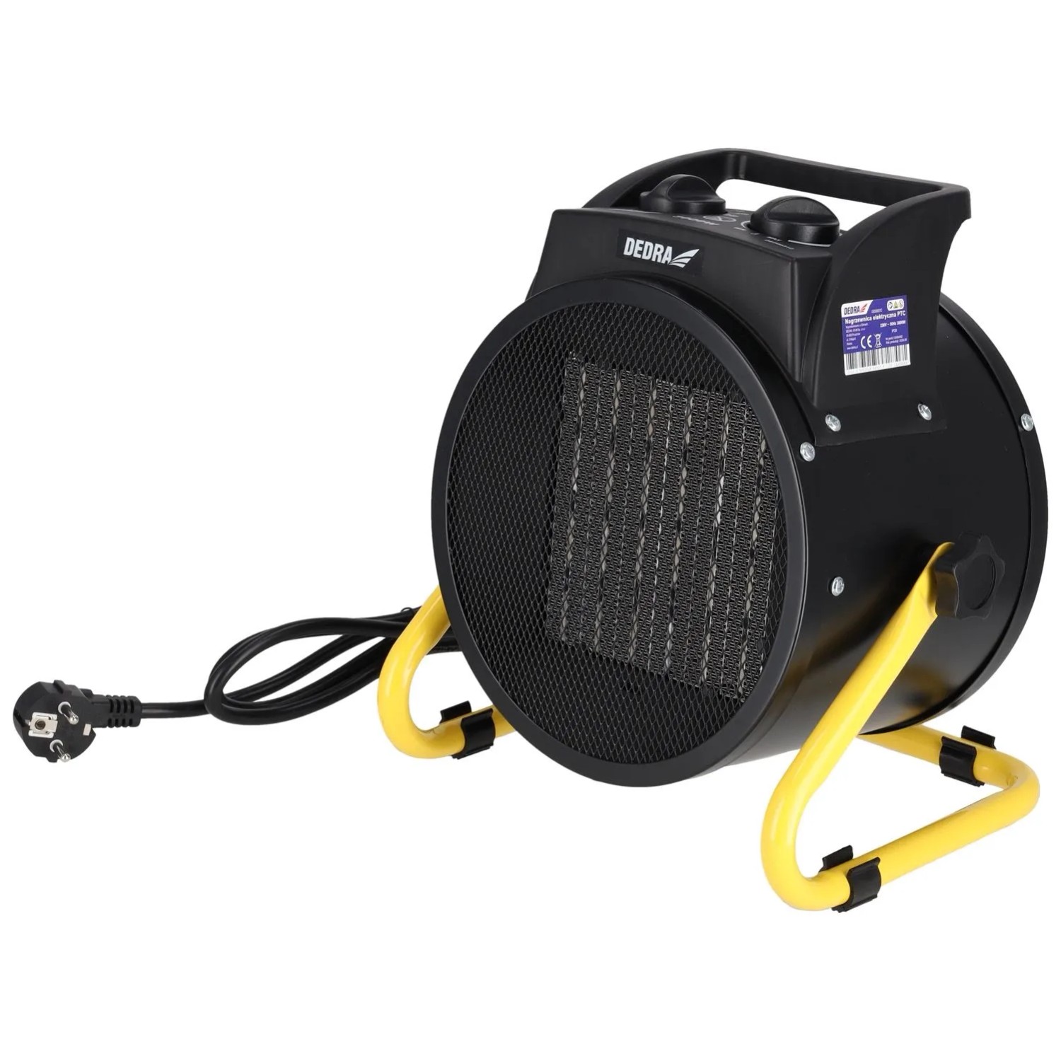 Dedra Nagrzewnica elektryczna PTC 3kW okrągła