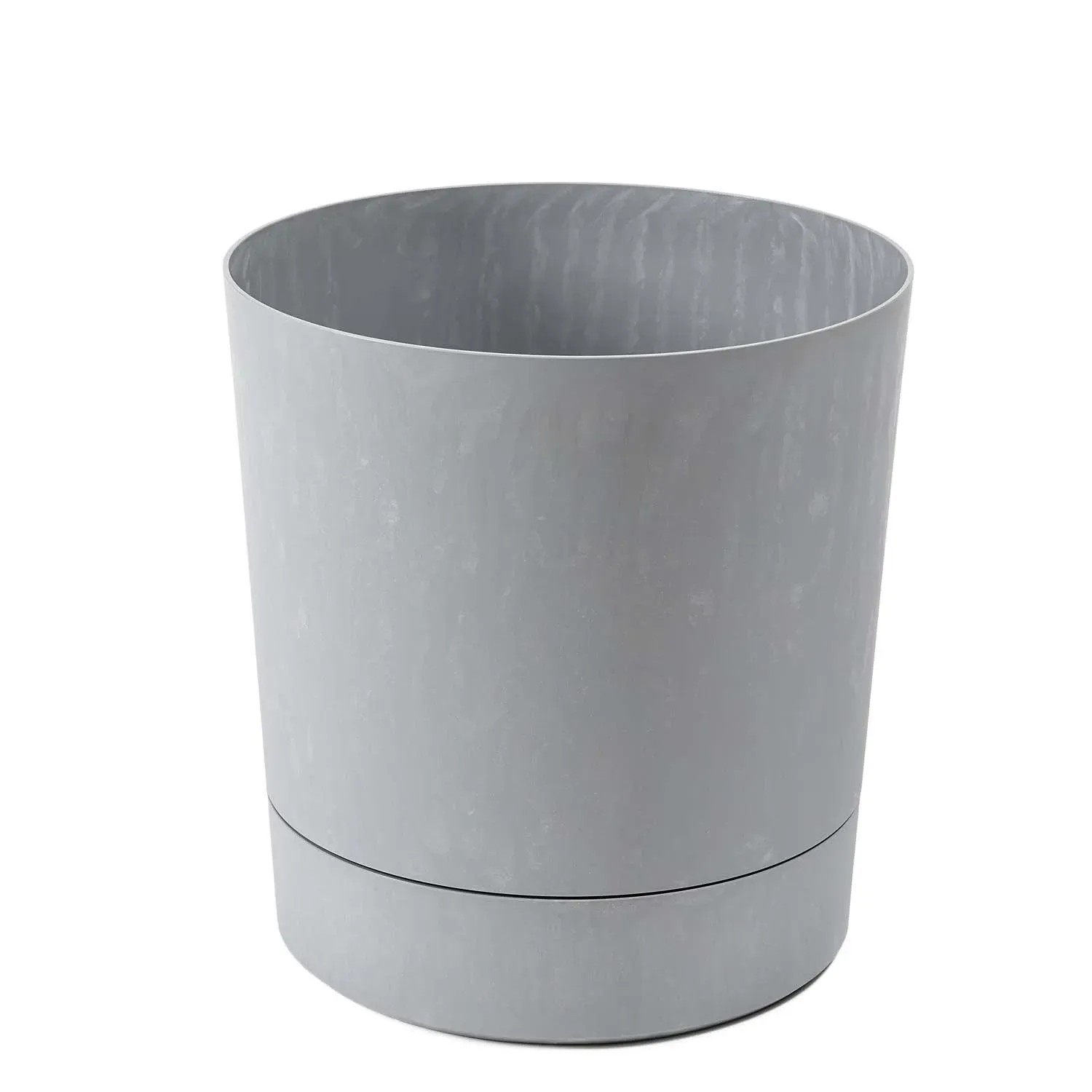 Doniczka Aura szara beton recycled - śr. 22,5 cm