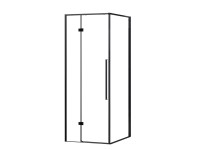 Kabina prysznicowa Largo 90 czarna L/P