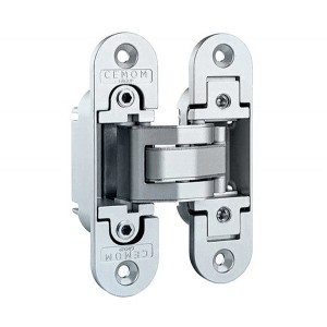 Ukryty zawias do drzwi CEMOM, do drzwi wewnętrznych, srebrny.