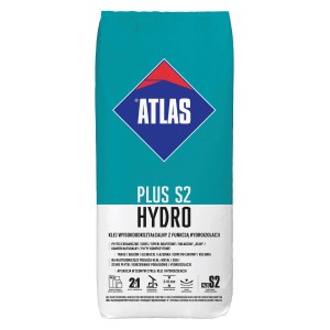 ATLAS Klej do płytek Plus S2 Hydro, do ceramiki, kamienia i ogrzewania podłogowego.