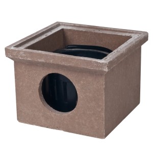 ACO Self Nadstawka do wpustu podwórzowego z polimerobetonu z otworem DN 100.