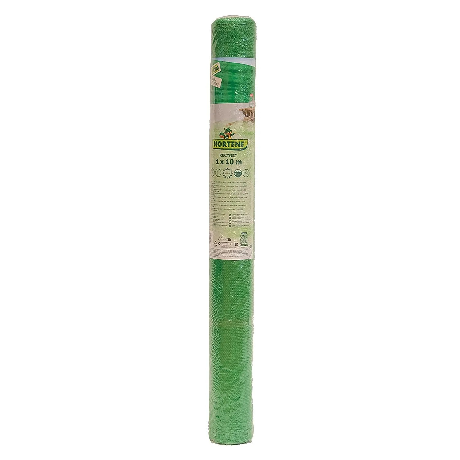 Mata cieniująca RECYNET PLUS zielona 120g/m2 - 1x10 m