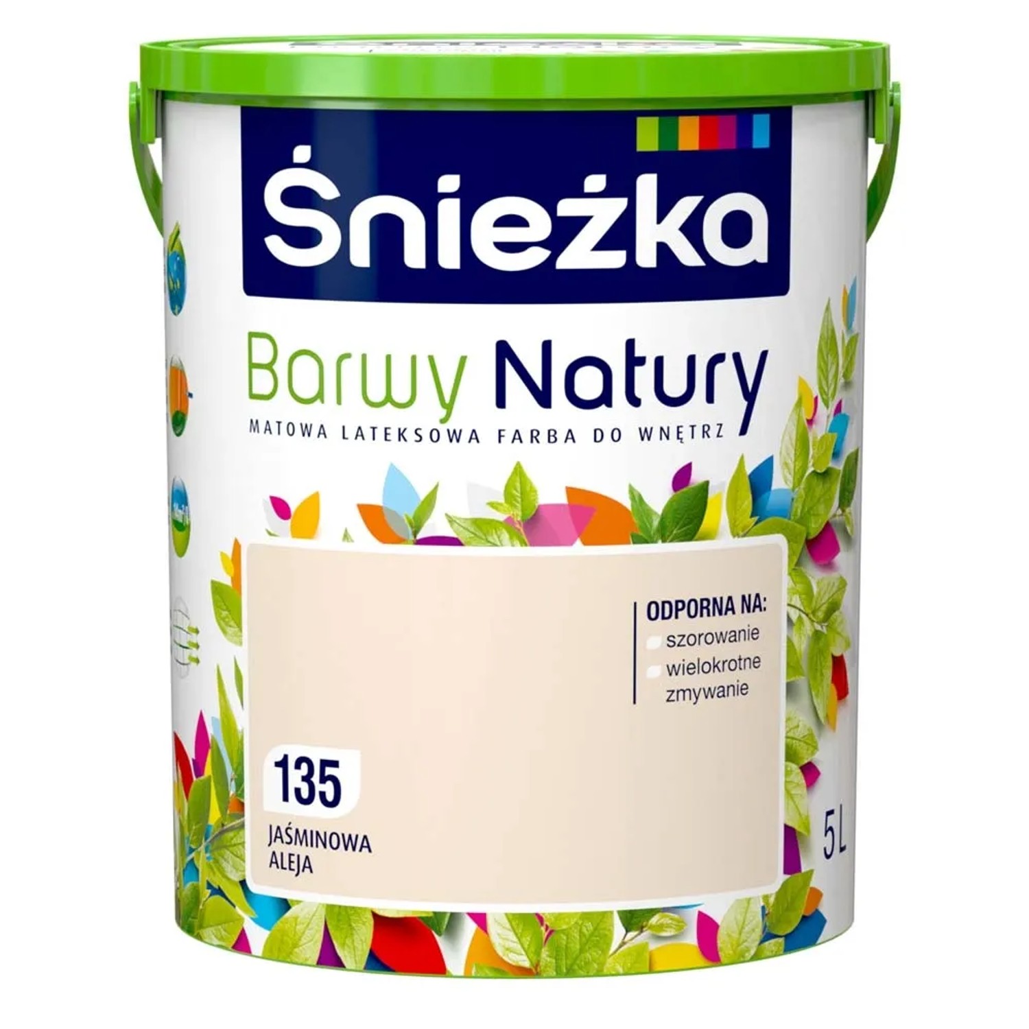 Farba Śnieżka Barwy Natury jaśminowa aleja 5 l