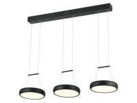 Reality Lampa wisząca LED THEA 3x12W 4000K 2880lm czarna