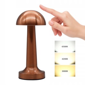 Düwi Lampka stołowa ładowalna ISA 2W 3000/4200/6500K 110lm IP44 miedziana