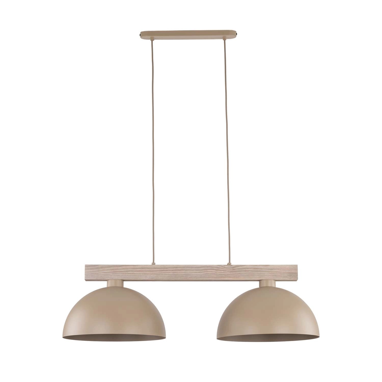 TK Lighting Lampa wisząca OSLO SABIA 2xE27 15W beżowa kupuj w OBI