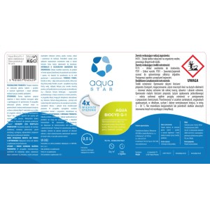 Aqua Star Płyn-koncentrat do dezynfekcji wody AQUA BIOCYD G-1 - 0,5 l