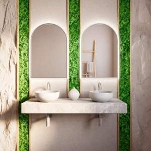 Lustro LED Pastille CutSrebrne Neutralne 90x50