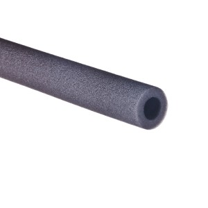 Szara piankowa izolacja rur, akcesoria do materiałów izolacyjnych.