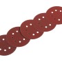 Zestaw tarcz szlifierskich LUX do szlifierki mimośrodowej, Ø 125 mm, 20 sztuk, różne gradacje.