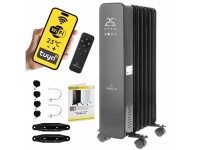 Mission Air Grzejnik olejowy Oslo czarny WiFi 1500W