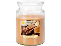 Świeca zapachowa słoik duży cynamon