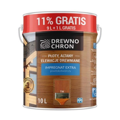 "Drewnochron Impregnat Extra powłokotwórczy tik - 10L></div>