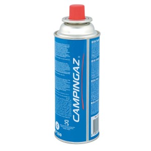 Nabój Campingaz CP 250 z zaworem i izobutanem do kuchenek i grillów kempingowych.