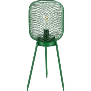 Lampa solarna stojąca na nóżkach wys. max. 68 cm IP44 metalowa zielona