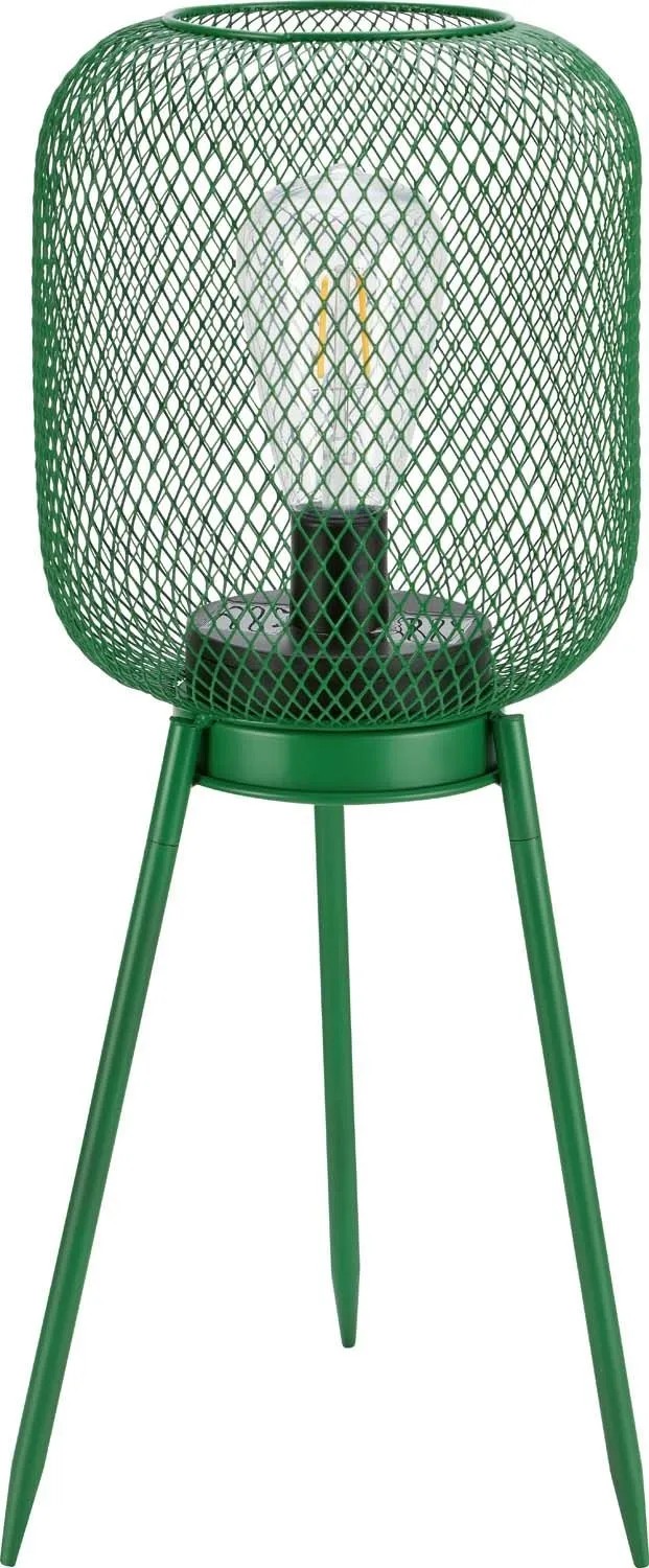 Lampa solarna stojąca na nóżkach wys. max. 68 cm IP44 metalowa zielona
