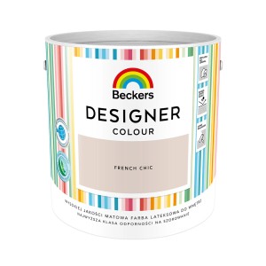 Wiadro z farbą Beckers, kolor French Chic, do ścian.