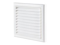 Vents Osłona z siatką 154 mm x 154 mm biała Vents Osłona z siatką 154 mm x 154 mm biała