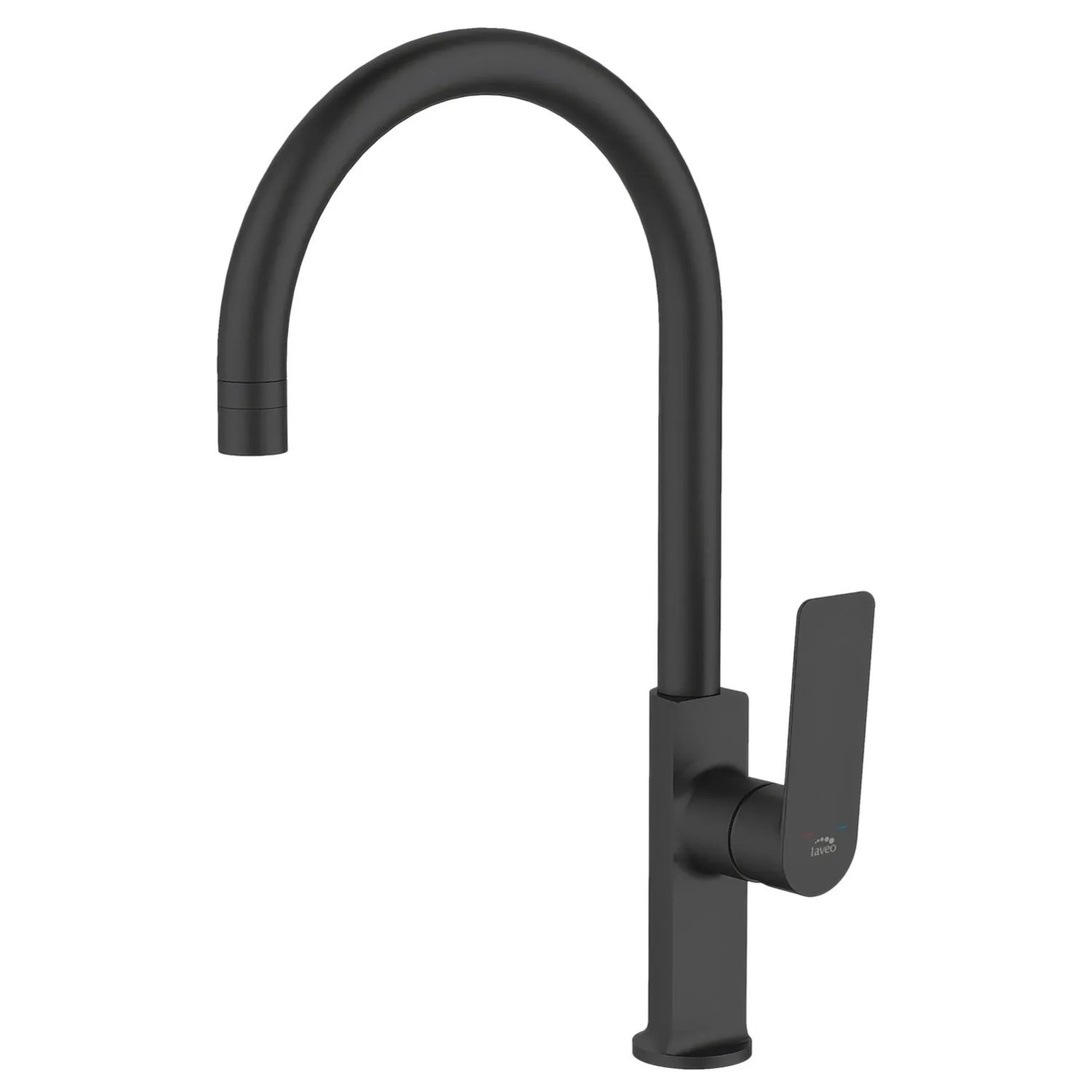 Laveo Bateria kuchenna z wylewką U Triana czarna