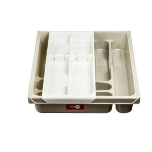 Wkład na sztućce do szuflad, akcesoria kuchenne do przechowywania sztućców.