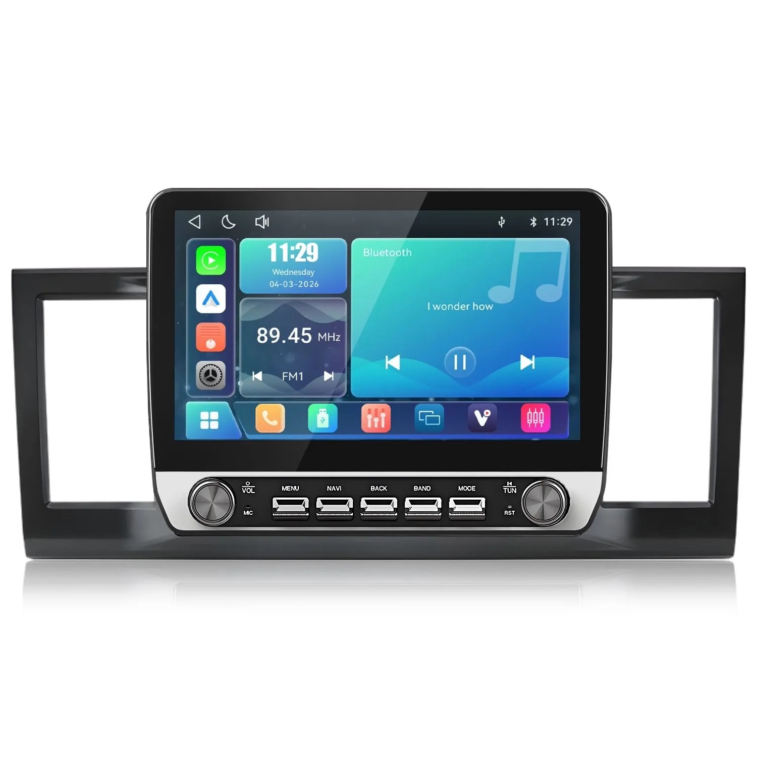 Junsun Radio Samochodowe Do VW Caravelle 2015-2020 Linux Mit Tasten + Drehknopf