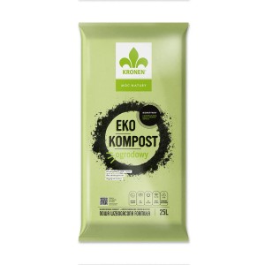 Worek Kronen Eko Kompost, 25L, do ogrodu. Uniwersalna ziemia dla roślin.