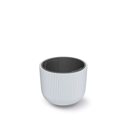 Prosperplast Doniczka Milly biała - 24 cm