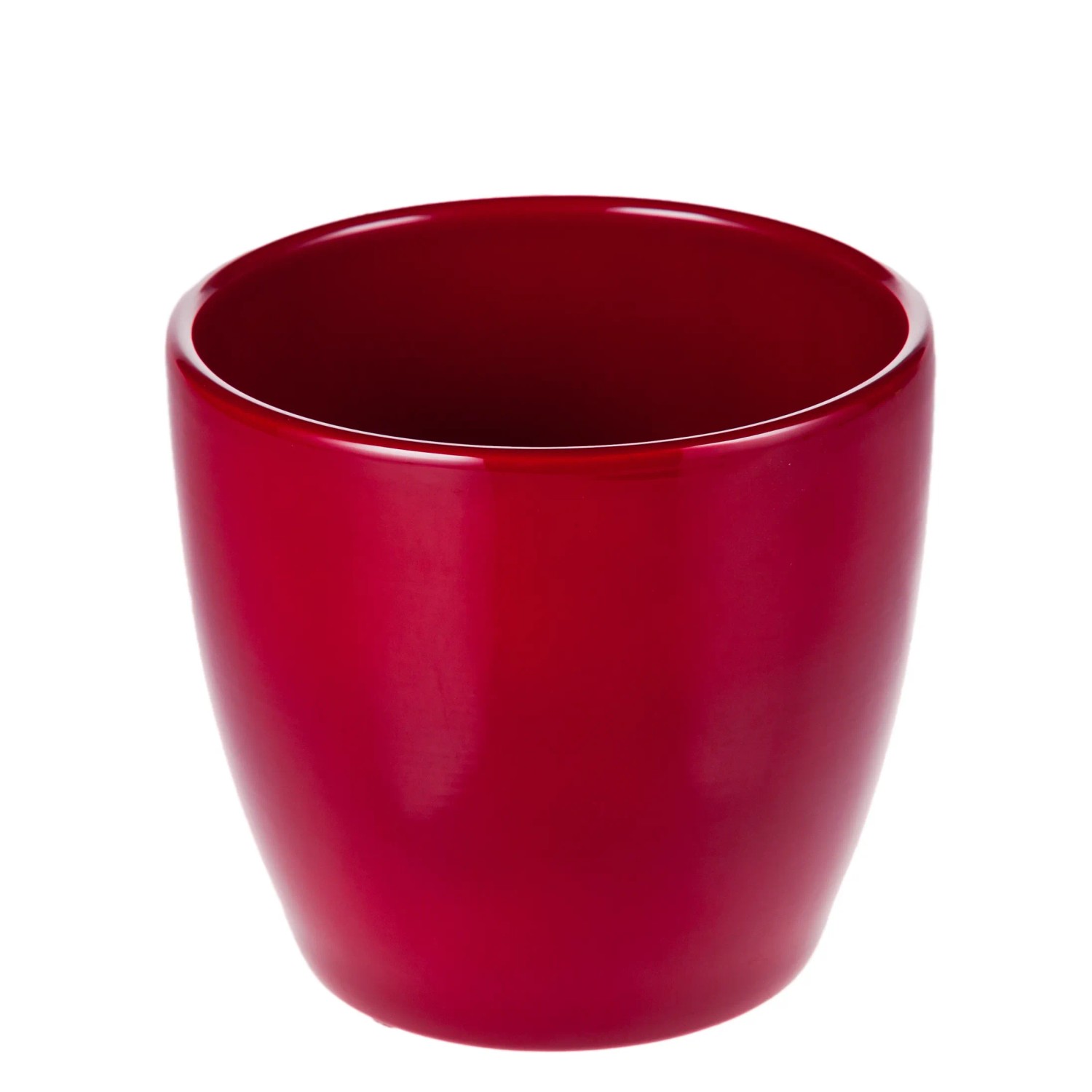 Osłonka ceramiczna Irys bordo - śr. 15 cm