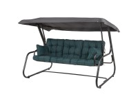 Huśtawka ogrodowa CELEBES grafit 3-osobowa