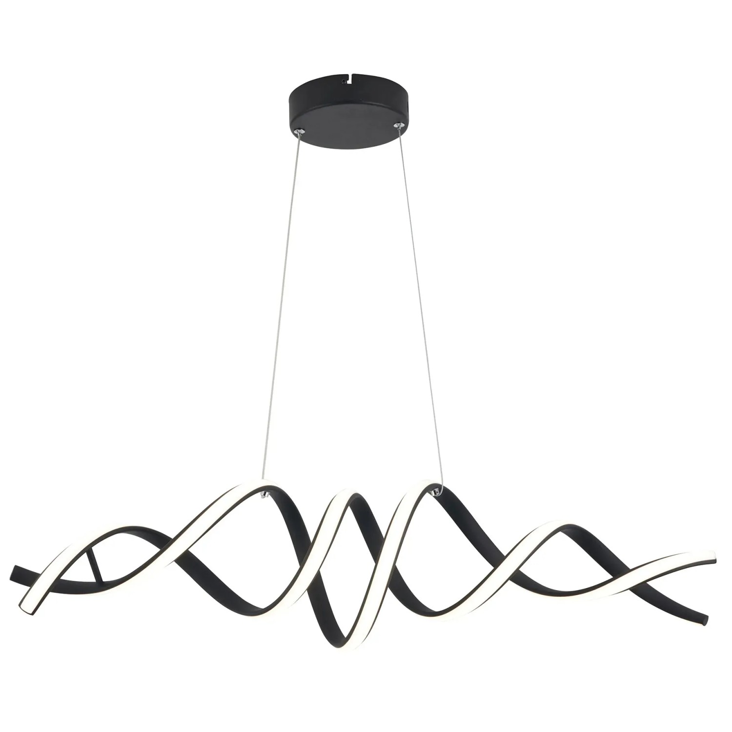 Reality Lampa wisząca LED Quoto 40W 3000/3500/4000K 3200lm czarny mat