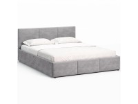 Łóżko tapicerowane Nela 160 x 200 szare Łóżko tapicerowane Nela 160 x 200 szare