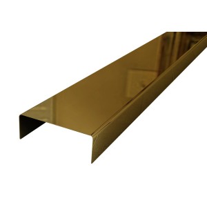 Złota listwa dekoracyjna/wykończeniowa.