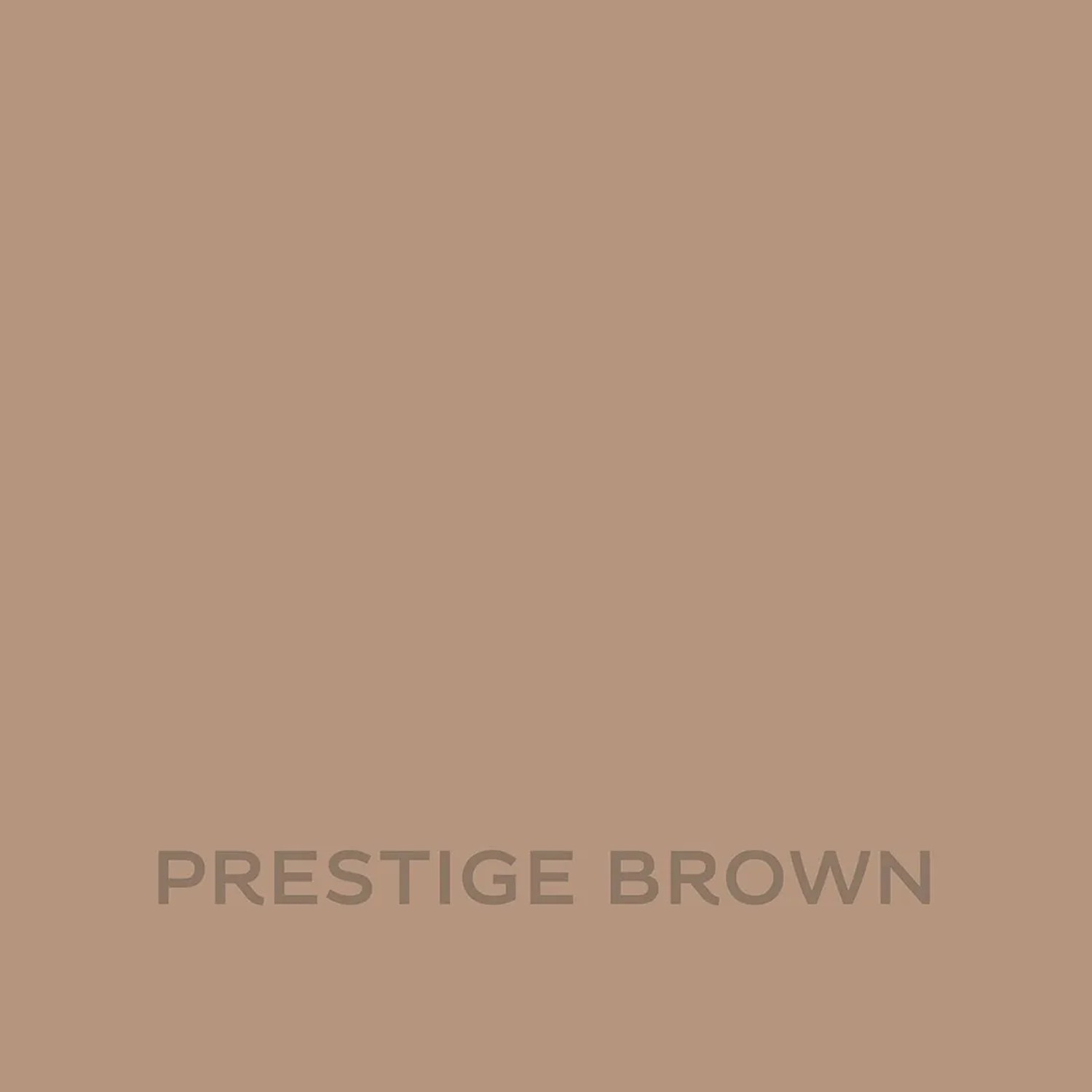 Próbka koloru: Farba do ścian Prestige Brown. Elegancki, stonowany brąz do wnętrz.