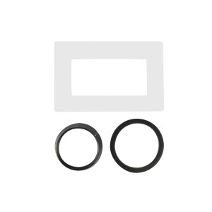 t.b.t. Zestaw uszczelek z uszczelkami prostokątnymi i okrągłymi.