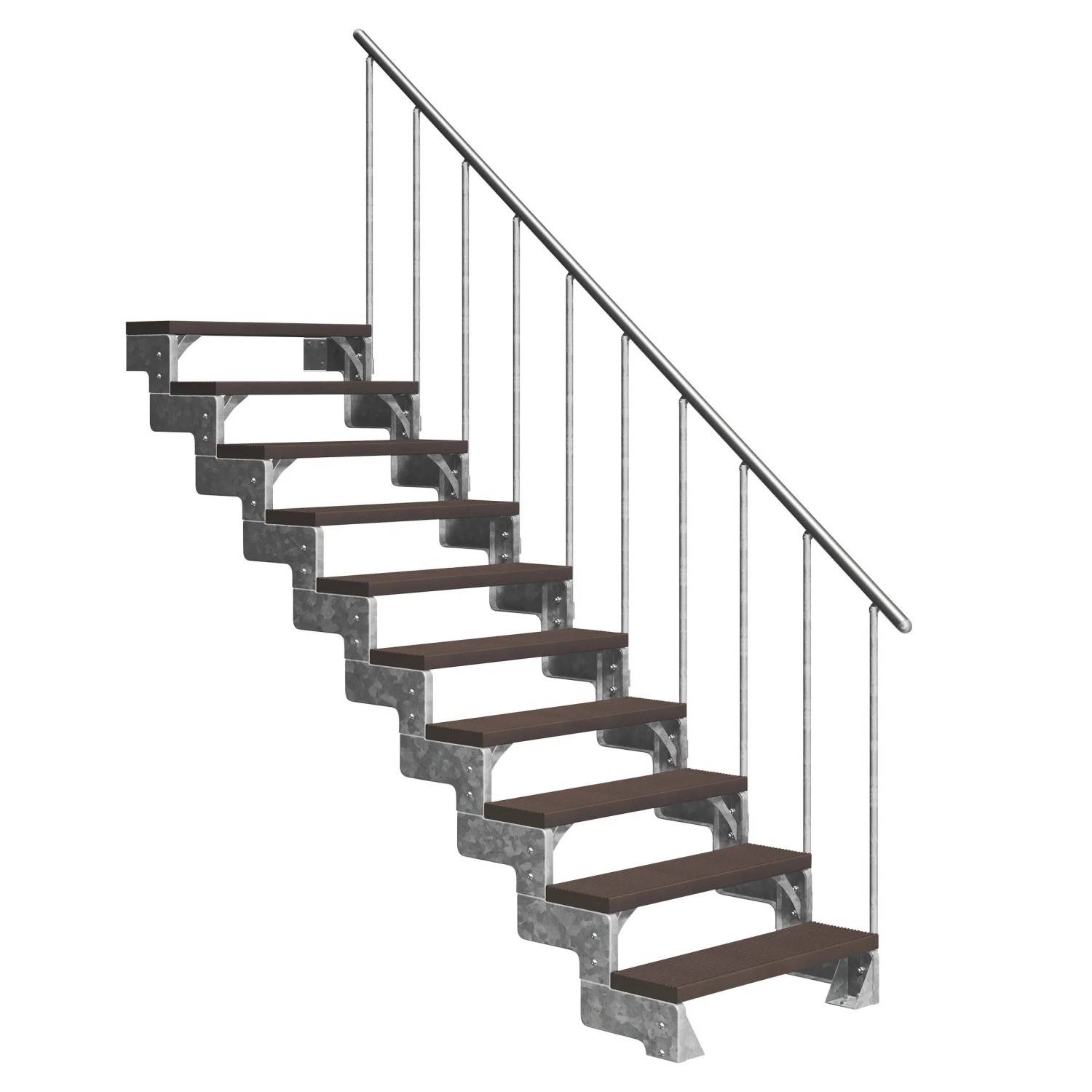 Dolle Schody zewnętrzne Garden Trimax Ciemny brąz 80 cm 10 stopni80 cm