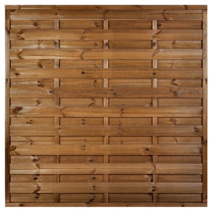 Sobex Płot pełny Bjork prosty brąz - 180 x 180 cm