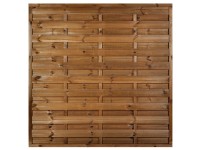 Sobex Płot pełny Bjork prosty brąz - 180 x 180 cm